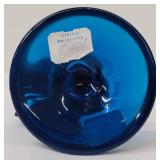 Mid Century Modern Viking Glass Blue Tailed Bird