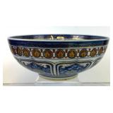 Gold Imari Porcelain Hand Painted Bowl