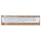 Antique Americana Original Edward R. Sitzman (1874-1949) Water Color/Paper - "Morgan County Moon"