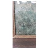 Antique Americana Original Edward R. Sitzman (1874-1949) Water Color/Paper - "Morgan County Moon"