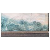 Antique Americana Original Edward R. Sitzman (1874-1949) Water Color/Paper - "Morgan County Moon"