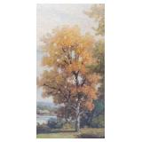 Howard Atkinson (20th Century) Oil on Canvas "Autumn Colors"