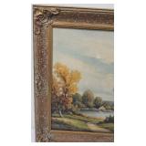 Howard Atkinson (20th Century) Oil on Canvas "Autumn Colors"