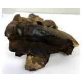 Antique Carved Wooden Chinese Statue