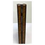 Antique Folding Chess and Backgammon Set