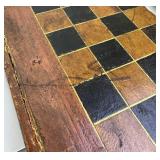 Antique Folding Chess and Backgammon Set