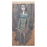 Original Charcoal Clown by Irene Honey