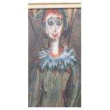Original Charcoal Clown by Irene Honey