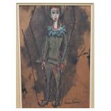 Original Charcoal Clown by Irene Honey