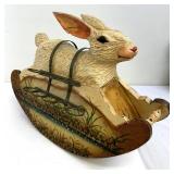 Wooden Rocking Rabbit