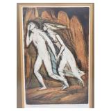 "Orpheus & Eurydice" Irving Amen Etching