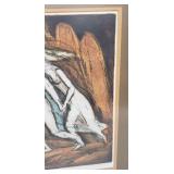 "Orpheus & Eurydice" Irving Amen Etching