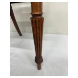 Stunning Brown Wooden Antique Armchair Craved Back Cane Seat, Lots of Character!