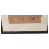 Original Max Klinger Framed Lithograph