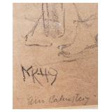 Original Max Klinger Framed Lithograph