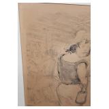 Original Max Klinger Framed Lithograph