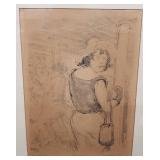 Original Max Klinger Framed Lithograph