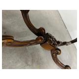 Louis XVI Style Parquetry Inlaid Tray Top Tea Table