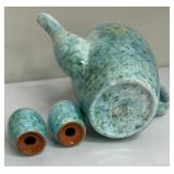 Stangl Pottery Stardust Pot and Salt/Pepper Shakers