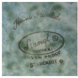 Stangl Pottery Stardust Pot and Salt/Pepper Shakers