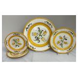 Vintage Stangl Pottery Tulip Pattern Plates, Platters and Pitcher