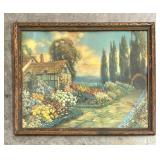 An Old Fashioned Garden Print by R. Atkinson Fox