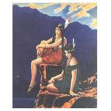 Indian Maiden Print by R. Atkinson Fox