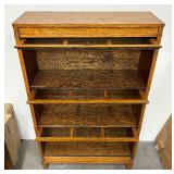 Antique Macey Arts & Crafts Antique 3 Stack Craftsman Lawyer Bookcase