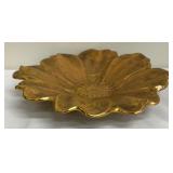 Stangl Pottery Grenada Gold Flower Shaped Platter and Vase