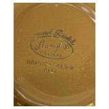 Stangl Pottery Grenada Gold Flower Shaped Platter and Vase