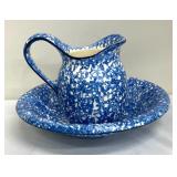 Stangl Town and Country Pottery Pitcher and Bowl Set