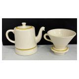 Vintage Enseco Products Stangl Pottery Pour Over Coffee Maker