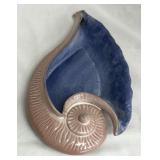 Vintage Stangl Terra Rose Nautilus Shell Dish