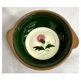 Three Stangl Thistle Patterned Pottery Bowls