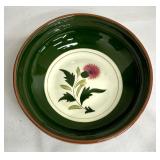 Three Stangl Thistle Patterned Pottery Bowls