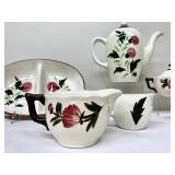 Vintage Stangl Thistle Lot with Pink Cosmos Cup