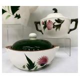 Vintage Stangl Thistle Lot with Pink Cosmos Cup