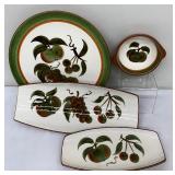 Vintage Stangl Orchard Song Serving Pieces
