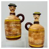 Vintage Pennsbury Pottery Jug bottles Oil and Vinegar