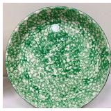 Vintage Stangl Town & Country Hand Painted Sponge Ware Serving Pieces