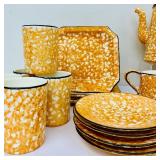 Vintage Gold Stangl Sponge Ware 