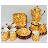 Vintage Gold Stangl Sponge Ware 