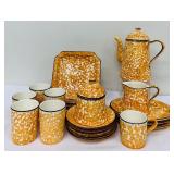 Vintage Gold Stangl Sponge Ware 