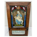 Antique Sick Call Box/Prayer Box with Supplies