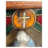 Antique Sick Call Box/Prayer Box with Supplies