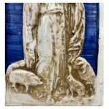 St. Francis of Assisi Wall Plague from Deruta, Italy