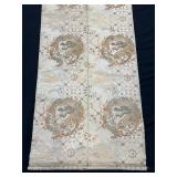 Vintage Japanese Silk Obi Tapestry with Dragon