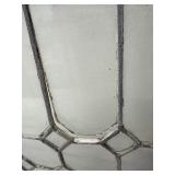 A Pair of Antique Clear Glass Lead Windows