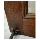 A Pair of Antique Clear Glass Lead Windows