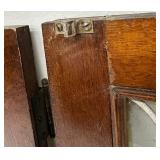 A Pair of Antique Clear Glass Lead Windows